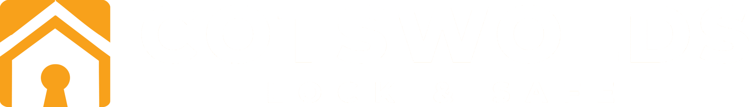 Cotswolds lock and safe logo white